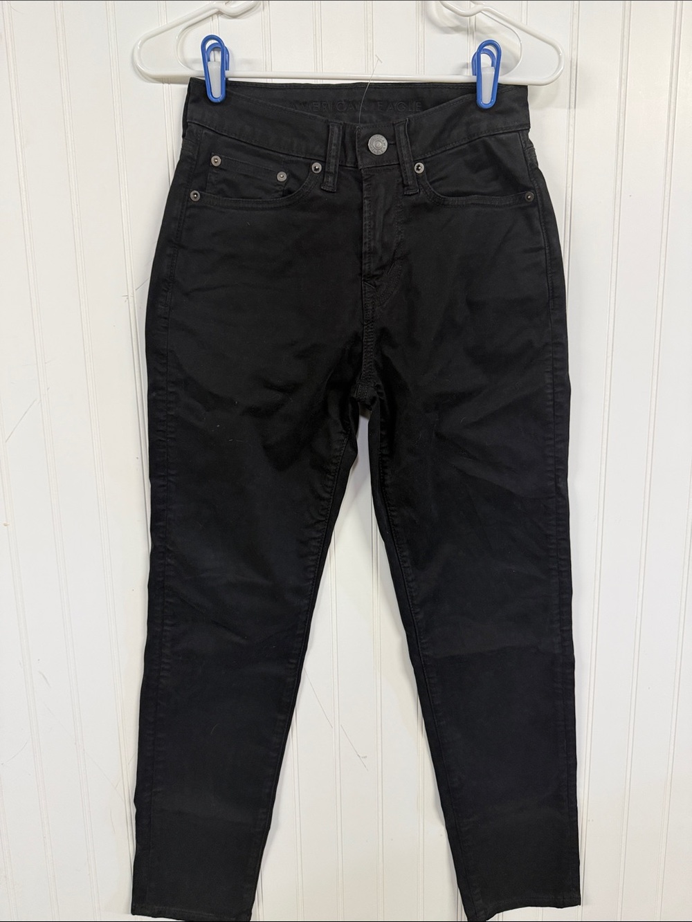 American Eagle Outfitters Black High-Rise Skinny Jeans